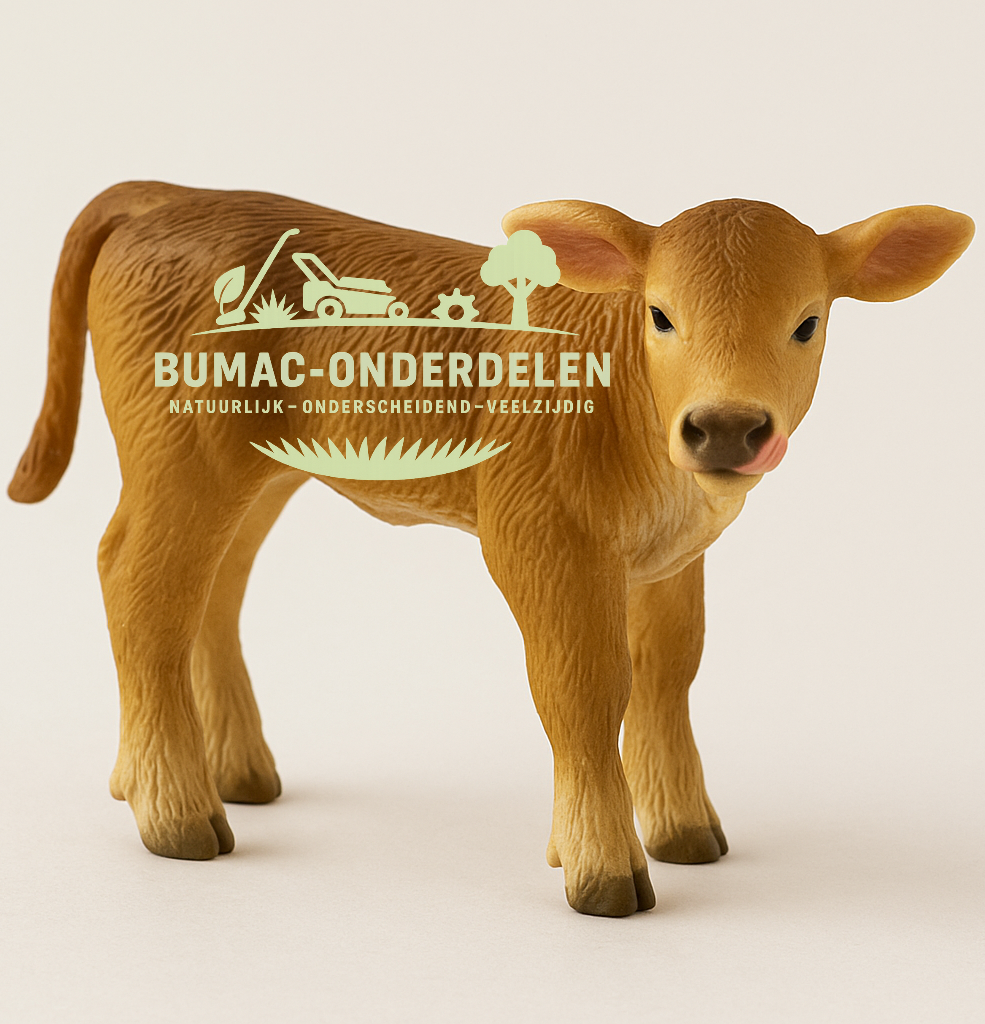 Bullyland Alpenkalf Mona speelgoed koe, realistisch boerderijdier onderdeel uit de Alpenserie