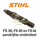 Stihl FS 36, FS 40 en FS 44 aandrijfas onderdeel voor bosmaaier