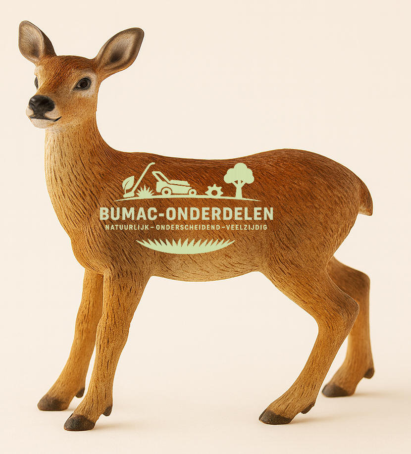 Bullyland Hertenkoe speelgoed dier, realistisch bosdier onderdeel met handbeschilderde afwerking