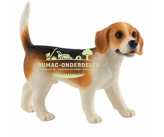 Bullyland Beagle Henry speelgoed hond, realistisch hondenonderdeel