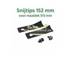 Mestip-set 152 mm MTD Rover Bolens maaidek 515 mm – set snijtips