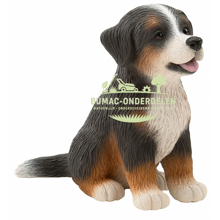 Bullyland Berner Sennenhond puppy Joy speelgoed hond, handbeschilderd en realistisch hondenonderdeel voor kinderen vanaf 3 jaar