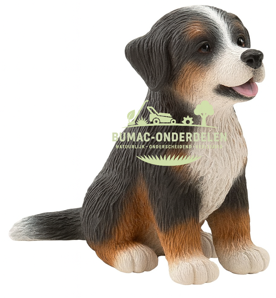 Bullyland Berner Sennenhond puppy Joy speelgoed hond, handbeschilderd en realistisch hondenonderdeel voor kinderen vanaf 3 jaar