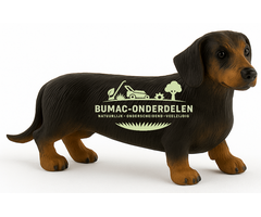 Bullyland Korthaardackel Apollo speelgoed hond, realistisch hondenonderdeel