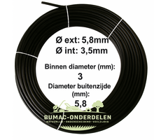 Universele buitenkabel rol 25 m Ø 5,8 mm