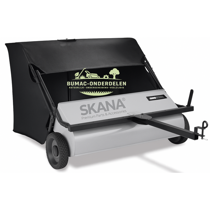 Veegmachine onderdeel – 42 inch werkbreedte, XL opvangzak 420 L, spiraalborstel en verstelbare werkhoogte (Turfmaster)