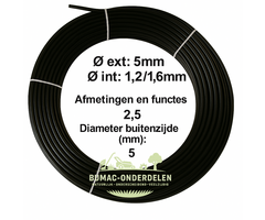 Universele buitenkabel rol 50 m Ø 5 mm