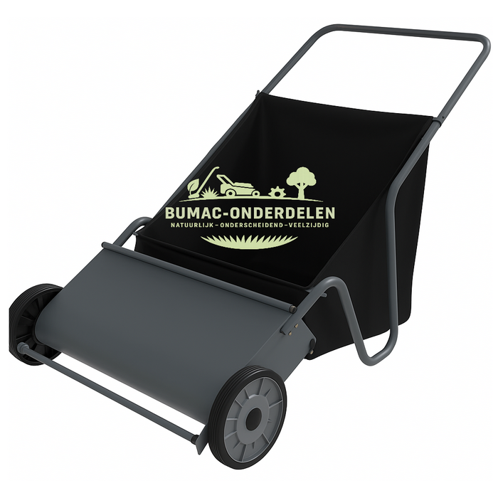 Turfmaster duwveegmachine SW26 – handmatige veegmachine met opvangzak 190 L en 66 cm werkbreedte