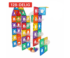Gladi Tiles magnetische knikkerbaan speelgoed, kleurrijk bouwonderdeel