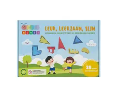 Gladi Tiles uitbreidingsset 28-delig, blauwe variant, magnetisch speelgoed