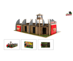 DinoWorld dinosaurus park speelgoed onderdeel met uitkijktoren