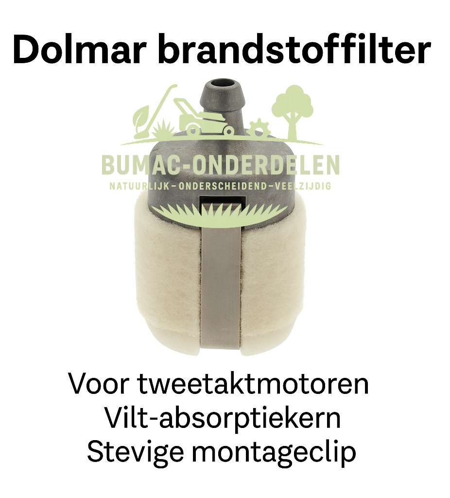 Dolmar brandstoffilter voor kettingzagen en bosmaaiers | Onderdeel