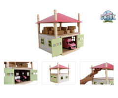 Kids Globe hooiberg roze speelgoed onderdeel 1:32 – berging