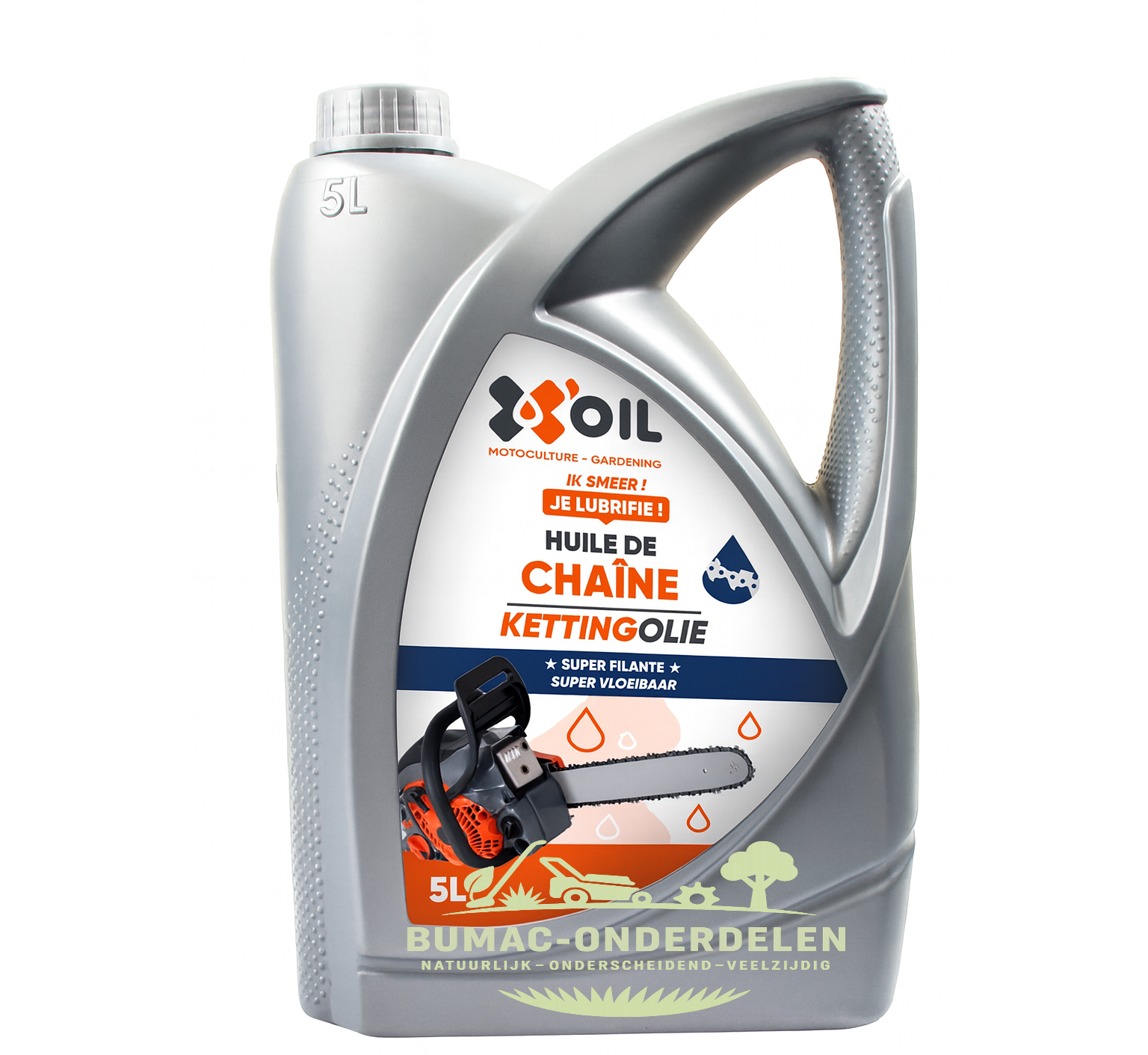 Zaagolie 5 Ltr voor het smeren van Ketting en Zaagblad van een Kettingzaag - Motorzaag onderdeel