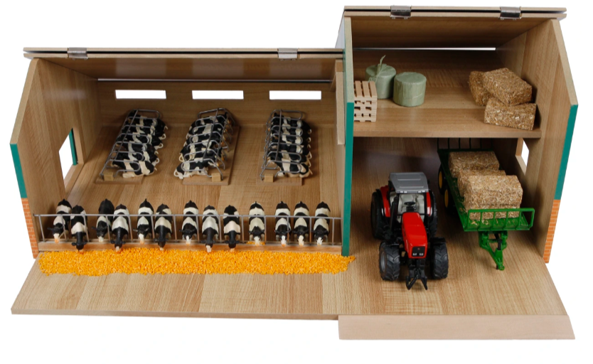 Kids Globe stal met landbouwloods 1:32 55x72x31 cm onderdeel