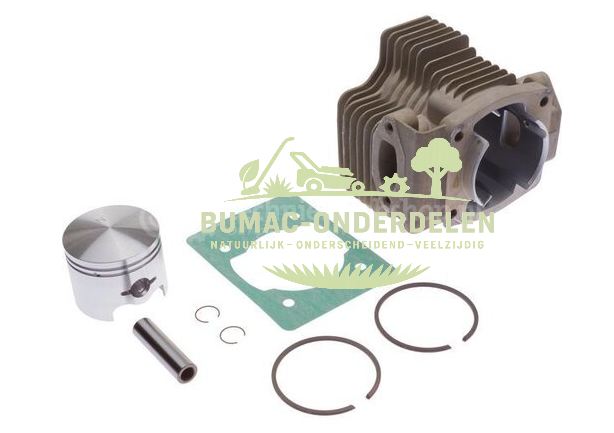 EMAK cilinder + zuiger set voor Oleo-Mac BV162, BV163, Efco SA162, SA2062, bosmaaiers en andere tuinmachines met EMAK motorblok 56522024