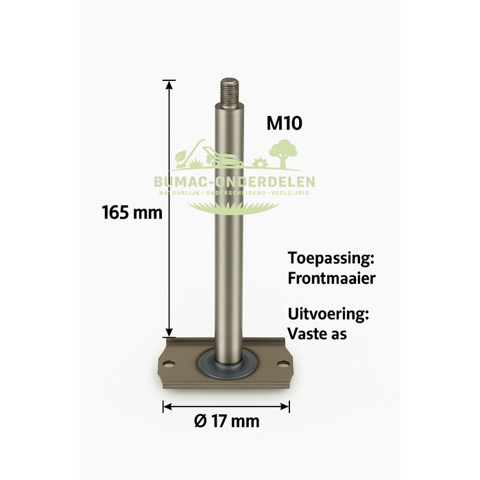 Mesas met houder voor 85 cm frontmaaier Stiga Villa 85M Ready 85M Castelgarden Mountfield | Onderdeel