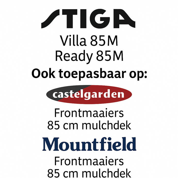 Mesas met houder voor 85 cm frontmaaier Stiga Villa 85M Ready 85M Castelgarden Mountfield | Onderdeel