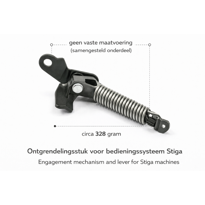 Ontgrendelingsstuk voor bedieningssysteem Stiga machines | Onderdeel