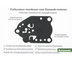 Membraan onderdeel voor carburateur