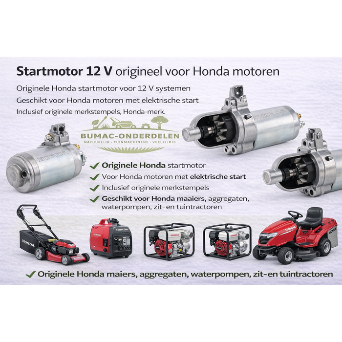 Honda Honda startmotor elektrisch 12 V origineel | Onderdeel