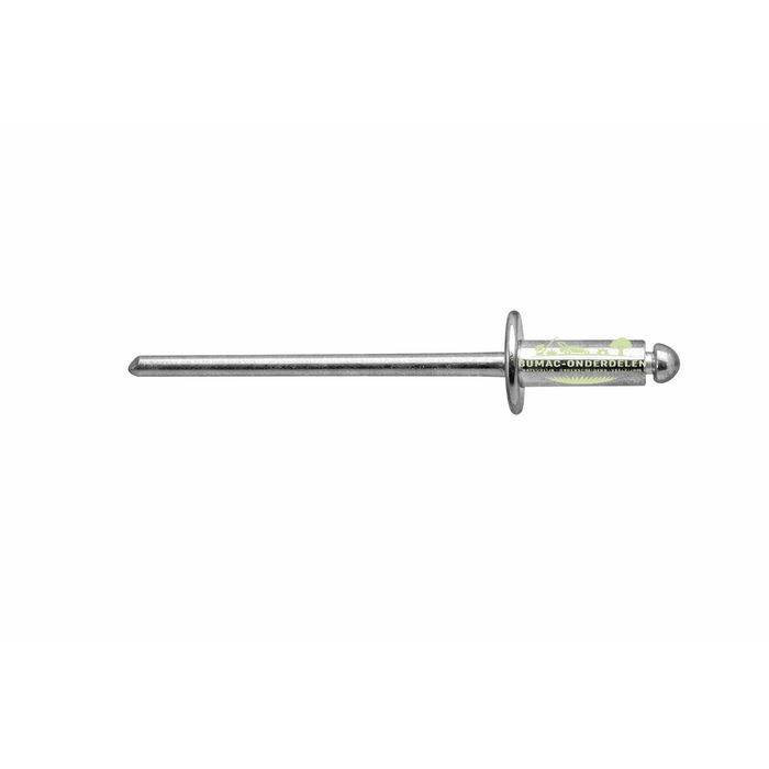 Blindniet onderdeel 6x25 mm platte kop alu/staal (blindklinknagel / popnagel / klinknagel)