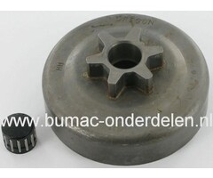 Koppelingstrommel voor Husqvarna Kettingzaag 230 - 235 - 236 en 240Husqvarna - Mcculloch - Jonsered - Partner Aandrijfwiel