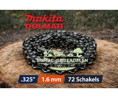 Makita Dolmar zaagketting .325 1.6 mm 72 schakels onderdeel