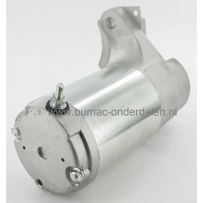 Startmotor voor GGP Motoren met 10 Tands Tandwiel, 12 t/m 16 PK, WM12 - WM12,5 - WM13,5 - WM14 - WM14,5 - TRE0701 - TRE0702 - TRE081 - TRE0801 Motor op Zitmaaiers - Frontmaaiers - Tuintrekkers, Elektrische Starter voor Castelgarden - Stiga - Mountfield -