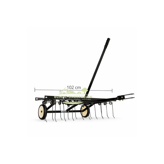 Ontmosser / Verticuteerhark 102 cm universeel achter zitmaaier Husqvarna Stiga MTD John Deere Castelgarden onderdeel