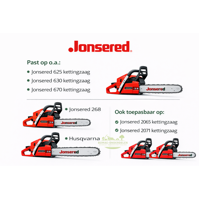 Uitlaatpakking uitlaatdichting demperpakking demperdichting Husqvarna 61 268 272 Jonsered 625 630 670 kettingzaag onderdeel