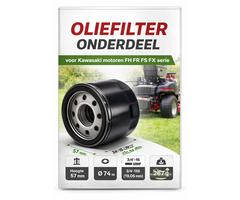 Oliefilter onderdeel 3/4"-16 UNF