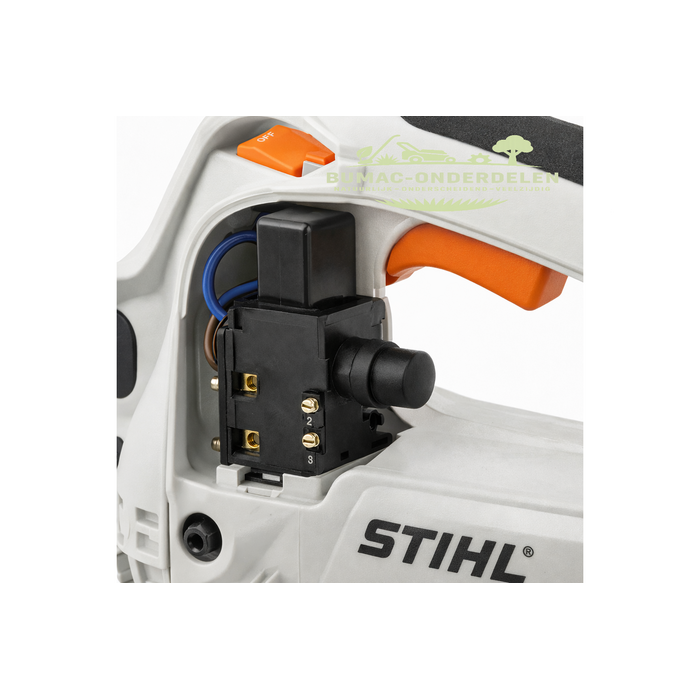 Stihl Schakelaar onderdeel voor Stihl elektrische kettingzaag E120, E140, E140Q, E160, E180C, MSE140C, MSE160C en MSE180C