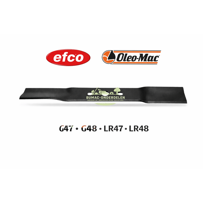 Maaimes onderdeel 455 mm voor Efco G47 G47A G47TAS G47X G48 G48PB en Efco LR47 LR47PB LR48 Oleo-Mac grasmaaiers