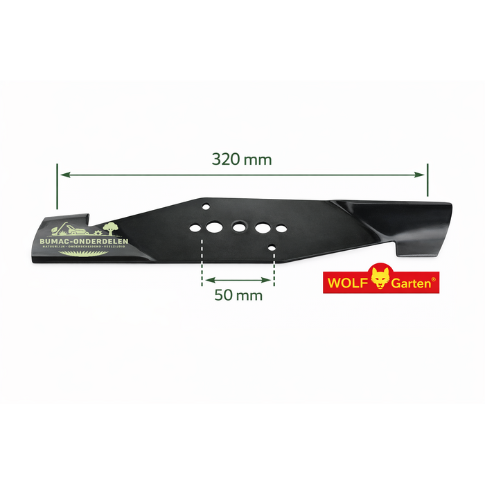 Wolf-Garten Maaimes onderdeel 320 mm voor Wolf-Garten Pico 32 en 2.132E grasmaaiers