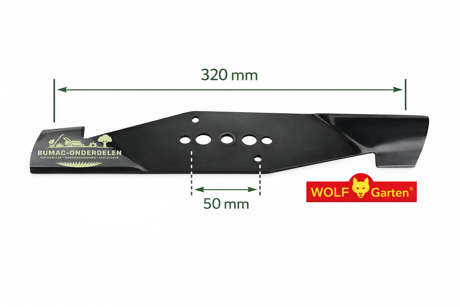 Wolf-Garten Maaimes onderdeel 320 mm voor Wolf-Garten Pico 32 en 2.132E grasmaaiers