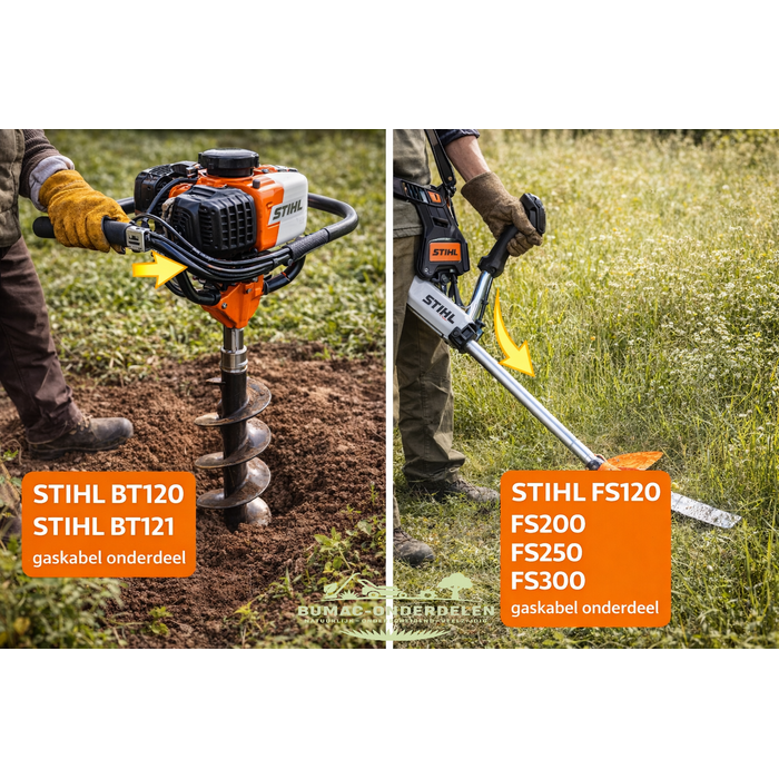 Stihl Gaskabel onderdeel voor STIHL BT120 BT121 FS120 FS200 FS250 FS300 FS350 FR350 gasbedieningskabel bosmaaier grondboor