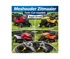Meshouder zitmaaier maaidek asgat 20 mm onderdeel