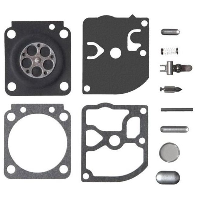 Membraan Reparatie set voor Zama Carburateur op Husqvarna Kettingzaag, Bosmaaier, Bladblazer, Strimmer en Heggenschaar.