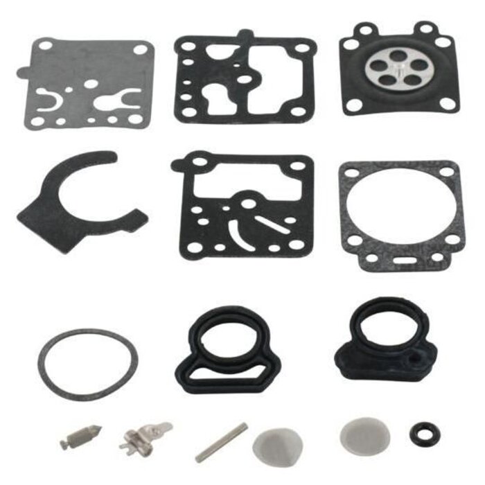 Membraan Reparatieset voor Walbro Carburateur, membraam voor Kettingzagen, Bladblazers, Bosmaaiers, Strimmers, Bosmaaier, Motorzagen, Motorheggenschaar, Husqvarna, Jonsered, Partner, McCulloch, Hitachi, Stihl, Dolmar, Makita, Zenoah, Oleomac