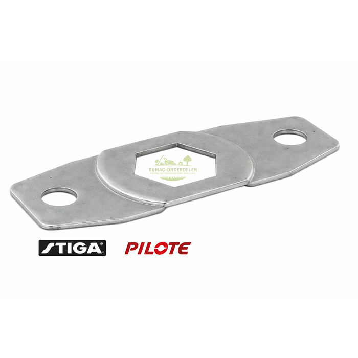 Meshouder onderdeel voor verticuteermachine Stiga SVP 40B en Pilote S400E S400B S400H – bevestiging verticuteermes