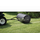 Gazonrol 122 cm trekbaar polyethyleen onderdeel 220 kg grasrol tuinwals landrol voor zitmaaier en tuintractor