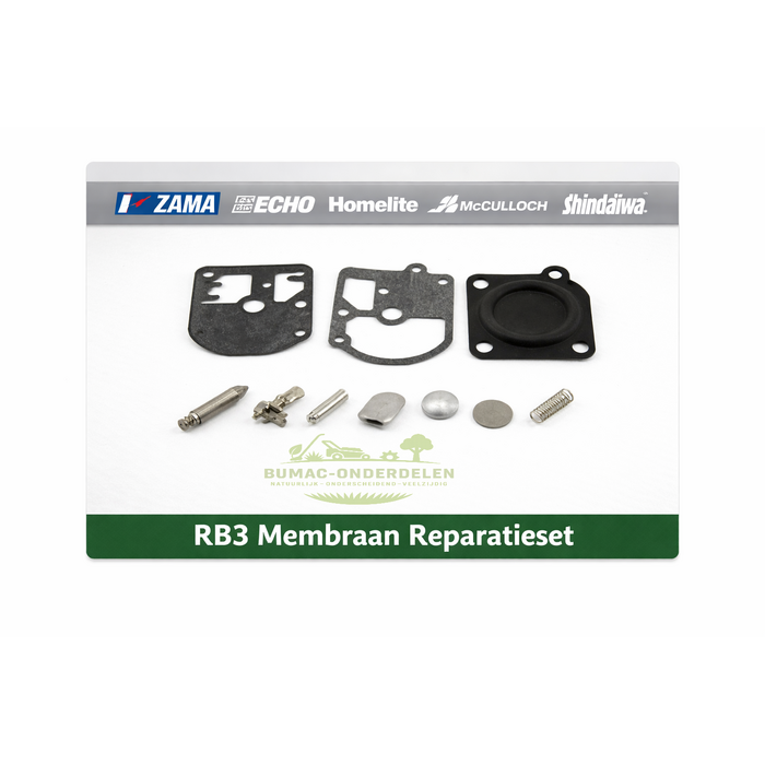 Zama RB3 membraan reparatieset carburateur onderdeel RB-3 RB03 C1S carburateurs Echo SRM Homelite McCulloch Shindaiwa