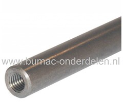 Vooras STIGA Frontmaaiers Park 102M en Villa 102M, As voor de Steunwielen van Castelgarden - Stiga - Alpina - Mountfield Frontmaaiers met een Maaibreedte van 102 Cm