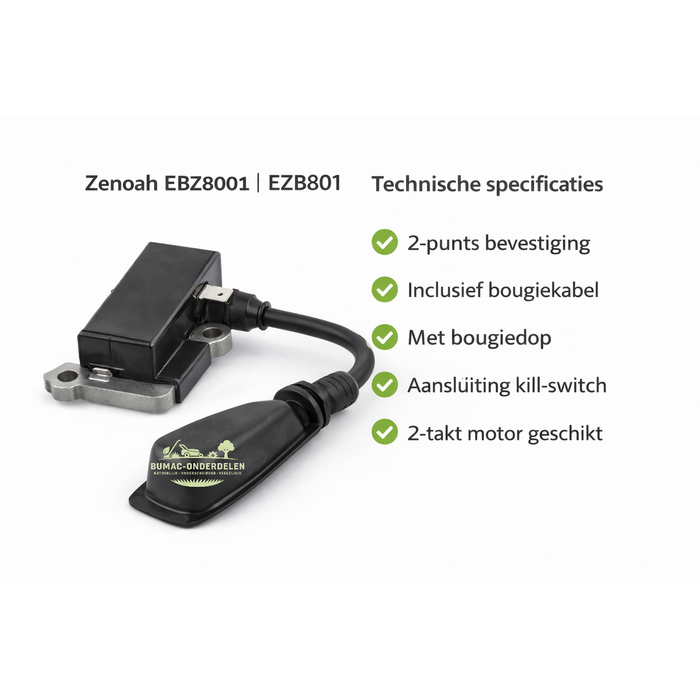 Ontstekingsspoel Zenoah EBZ8001 EBZ7500 EBZ8500 Husqvarna 150BT Jonsered BB2280 bladblazer onderdeel bobine