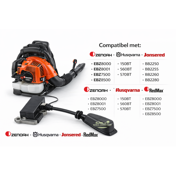 Ontstekingsspoel Zenoah EBZ8001 EBZ7500 EBZ8500 Husqvarna 150BT Jonsered BB2280 bladblazer onderdeel bobine