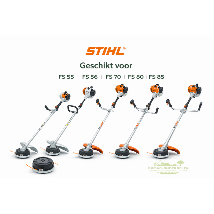 Stihl AutoCut C 26-2 draadkop onderdeel voor Stihl FS55 FS56 FS70 FS80 bosmaaier tap & go M10 links