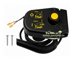 Schakelaar onderdeel elektrische grasmaaier verticuteerder Ø22 mm