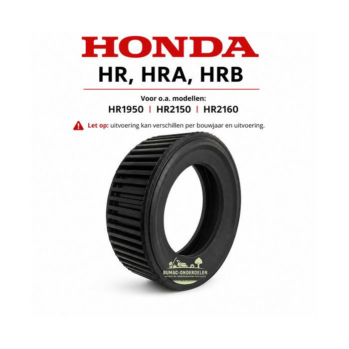 Honda Honda HR1950 HR2150 HR2160 buitenband 8x2.5 inch 203mm rupsprofiel grasmaaier onderdeel
