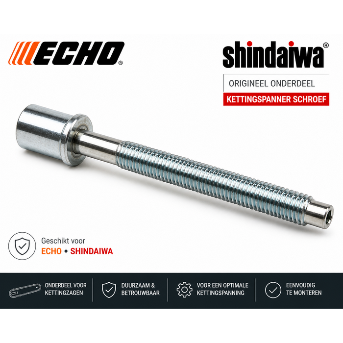 Echo Kettingspanner schroef ECHO Shindaiwa kettingzaag onderdeel – ketting blijft los of niet strak CS-260T CS-350TES CS-420ES CS-450 CS-590 CS-610 CS-620 CS-680 320TS 360TS